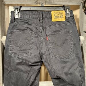 LEVI 511 SLIM BLACK JEANS